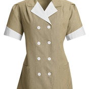 Women's Double-Breasted Lapel Tunic