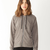 Women's Eco-Mock Twist Adrian Hooded Full-Zip Sweatshirt